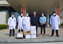 践行初心使命，共同抗击疫情----九江MG娱乐生物制品有限公司给柴桑区人民医院捐赠防护物资